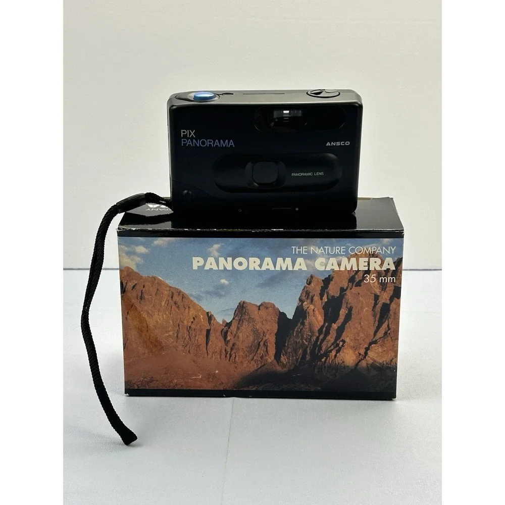 The Nature Company 35mm Point & Shoot Camera Ansco Pix Panorama NOS Box VTG